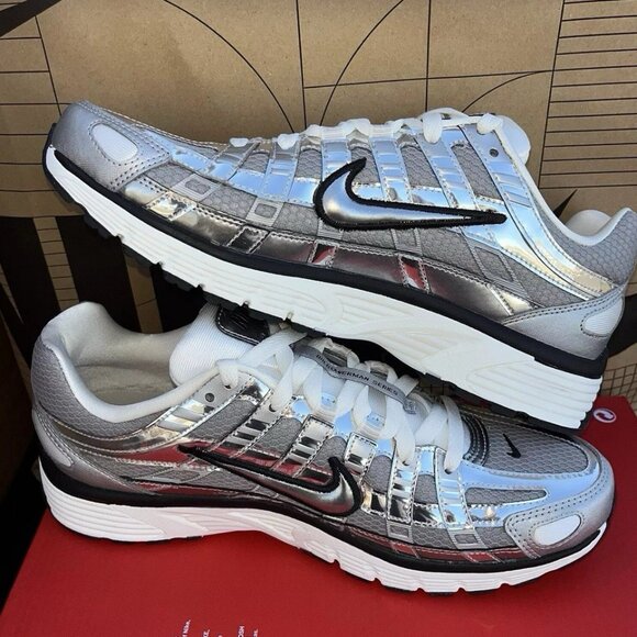 NEW Nike P 6000 Metallic Silver CN0149-001 Men Size 9 - Picture 2 of 6